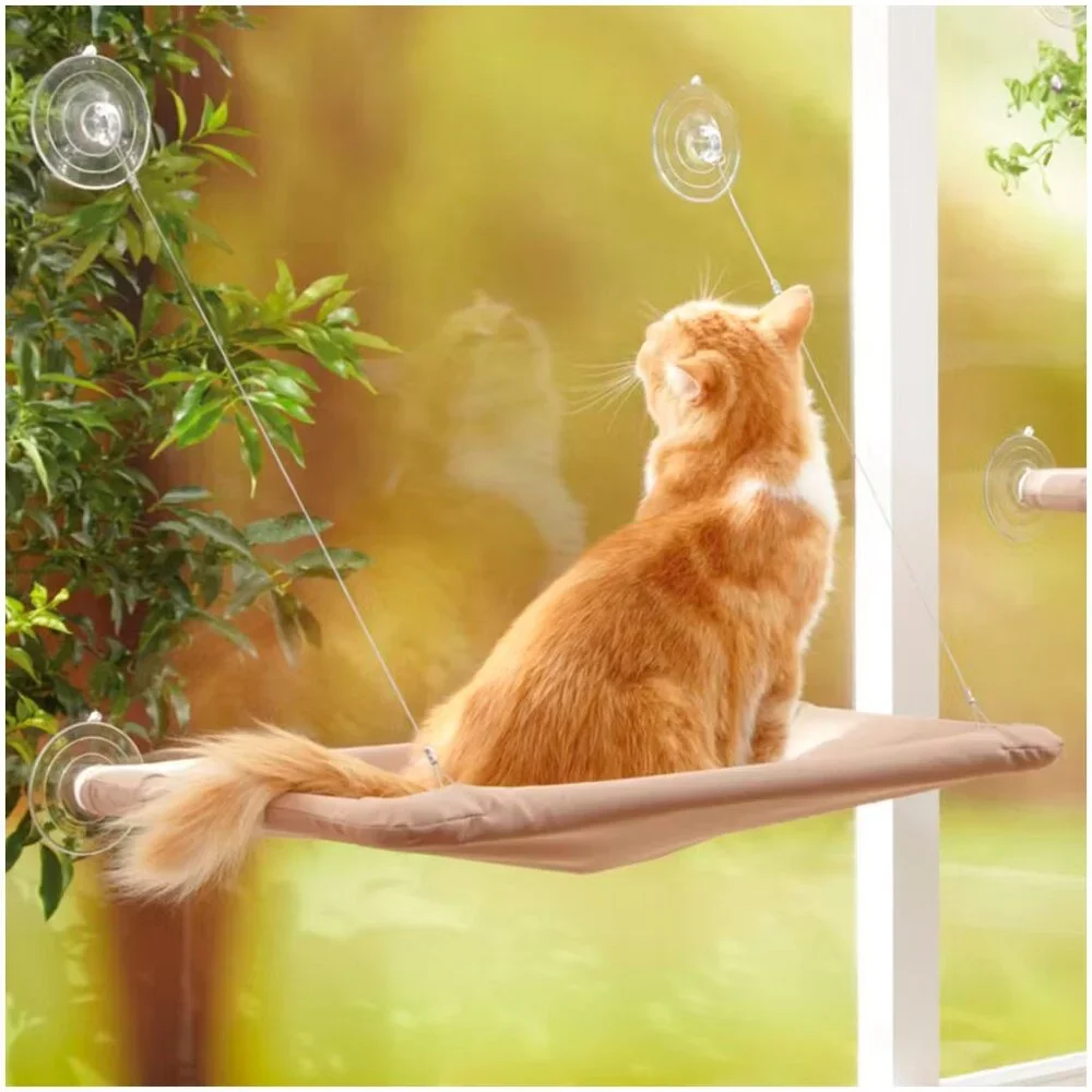NEW Oster Sunny Seat Window Mount Cat Bed Hammock Perch